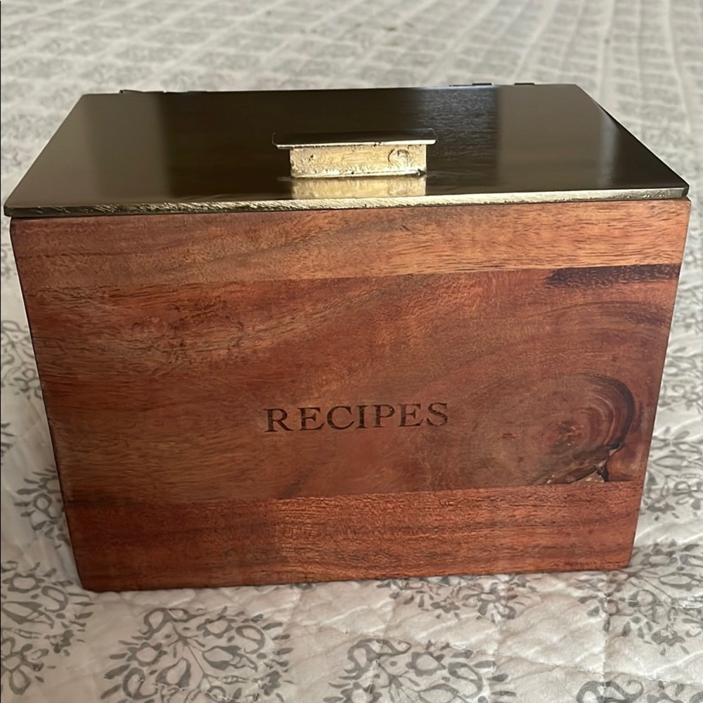 Hearth & Hand Gold and Brown Cookbook Holder